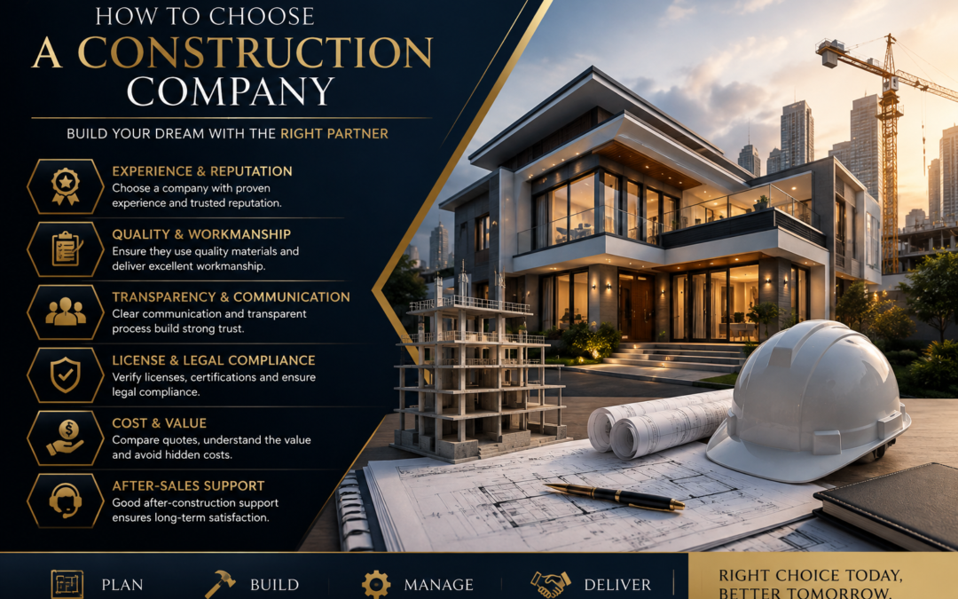How to choose a construction company
